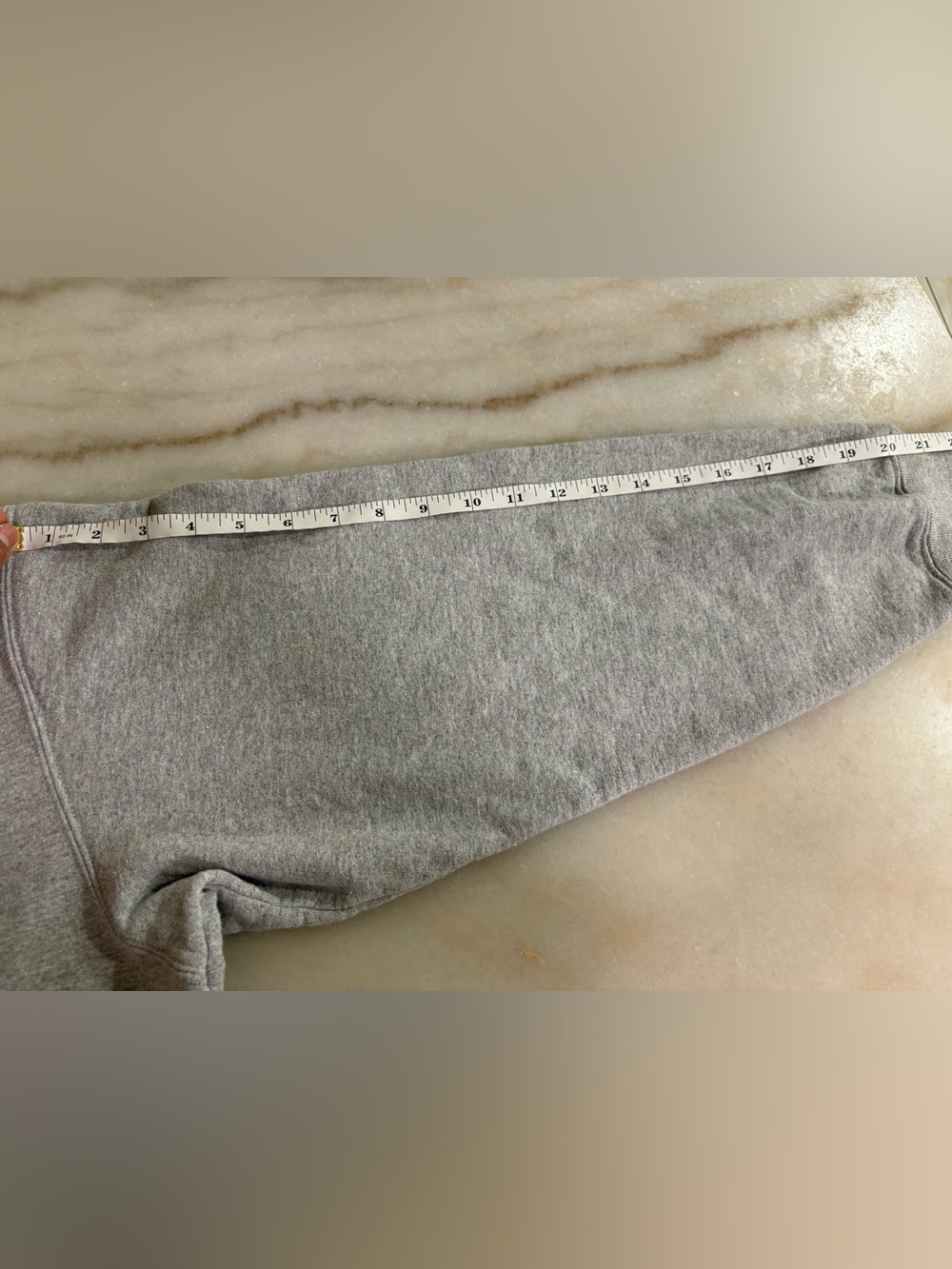 Supreme Gray Crewneck Sweatshirt with Red Box Logo - Picture 4 of 8